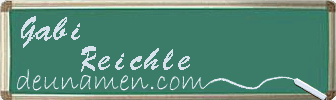 Gabi Reichle Visitenkarte